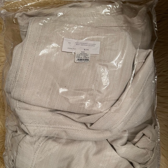 NEW RH Cloud Track Modular Classic Right Arm Chair Slipcover - Picture 2 of 3